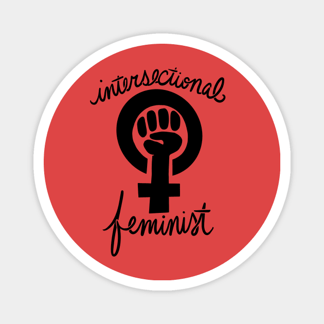 Intersectional Feminist Magnet by bubbsnugg